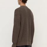 Carson Cotton Rib Knit - bark