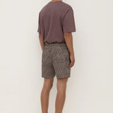 Cascade Print Swim Short - Black/Cream