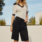 Charlotte Short Opium - Black Overdye