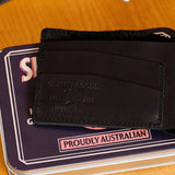 Conrad Bi-folding Wallet - Raw Black