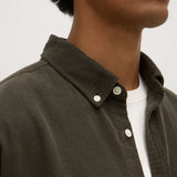 Cord Long Sleeve Shirt - Sorrel