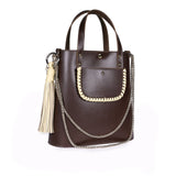Grand Ame Leather Bag - Choco Vanille