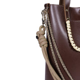 Grand Ame Leather Bag - Choco Vanille