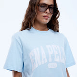 Collegiate Tee - Light Blue