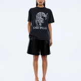 Crawling Leopard Tee - Vintage Black