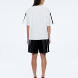 Racing Pelly Swoop O/S Tee - Vintage White
