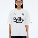 Racing Pelly Swoop O/S Tee - Vintage White