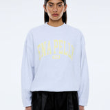 Anniversary Sweatshirt - White Marle