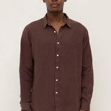 Everyday Linen LS Shirt - Ganache