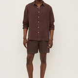 Everyday Linen LS Shirt - Ganache