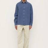 Everyday Linen LS Shirt - Ocean