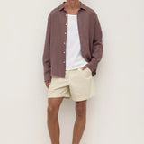 Everyday Linen LS Shirt - Plum