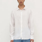 Everyday Linen LS Shirt - White
