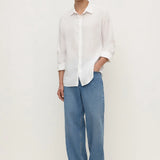 Everyday Linen LS Shirt - White