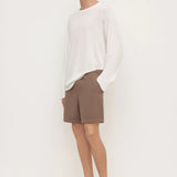 Everyday Twill Short - Dark Sand
