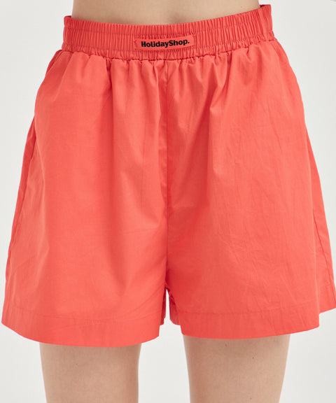 Cotton Shorts - Red