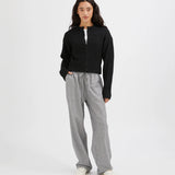 Fluffy Knit Cardigan - Black