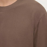 Hugh Knit Tee - Dark Sand