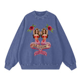 Mermaid La Sirene Crew Neck - Blue Wash