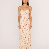 CLEMENCE BIAS MIDI DRESS - Floral