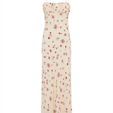 CLEMENCE BIAS MIDI DRESS - Floral