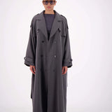 Serena Trench - Steel Grey
