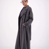 Serena Trench - Steel Grey