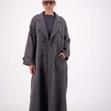 Serena Trench - Steel Grey
