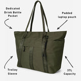 Jasper Large Tote - Army