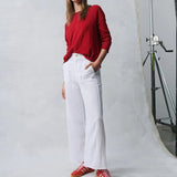 Jude Linen Pants - White