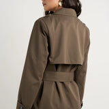 Kensington Trench Coat - Khaki