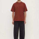 Knox Oversize Tee - Burnt Amber