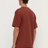 Knox Oversize Tee - Burnt Amber