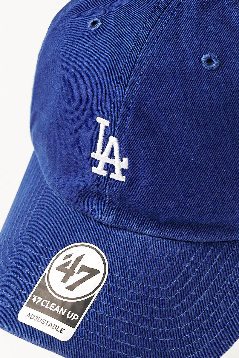 Blue cap with LA logo and '47' brand tag on a white background