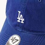 Blue cap with LA logo and '47' brand tag on a white background