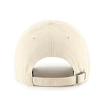 Beige baseball cap on a white background