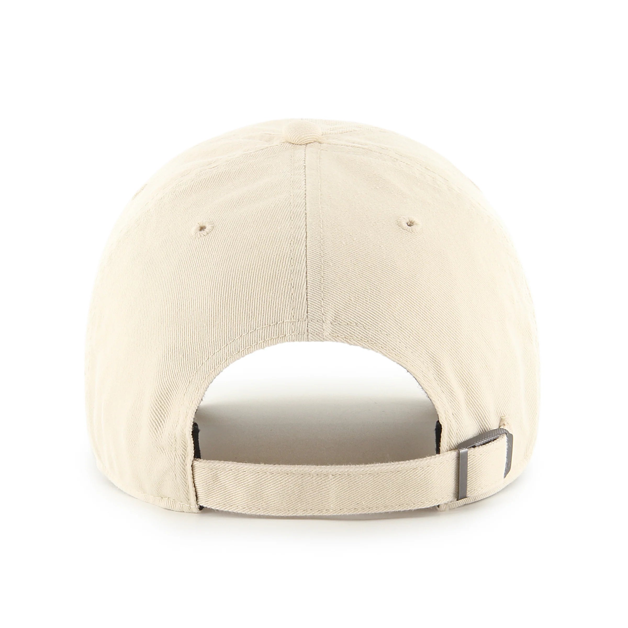 Beige baseball cap on a white background