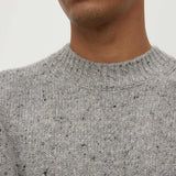 Lief Wool Blend Knit - Grey Marle