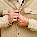 Quilted Cord Jacket - Sand