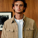 Quilted Cord Jacket - Sand