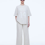 Maeve Heavy Tee 14th St - Oat Marle