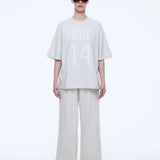 Maeve Heavy Tee 14th St - Oat Marle