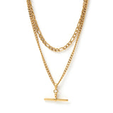 Marcella Double Stack Gold Necklace