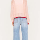Naria Sheer Cardi  - Pink/Red