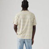 Red Tab Vintage Tee - Break Stripe Paloma