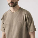 Red Tab Vintage Tee - Grunge Wash Fungi