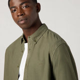 Authentic Button Down - Olive