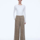 Myla Wide Leg Pant -Leopard