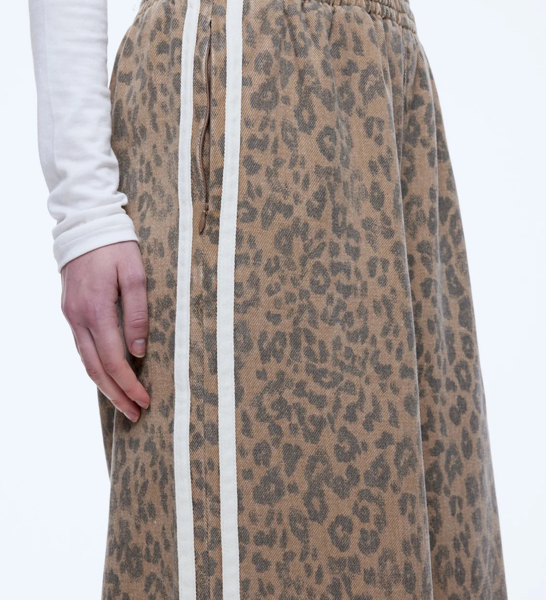 Myla Wide Leg Pant -Leopard