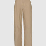 Beige pants on a light gray background